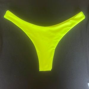 Lime green size small US 4 bikini bottom